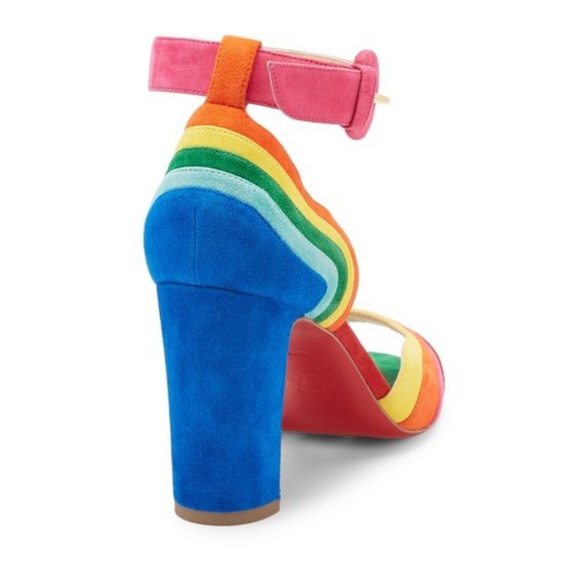 Degratissimo Rainbow Suede Sandals - Picture 2 of 6